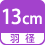 羽径 13cm