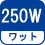 ワット(数) 250W