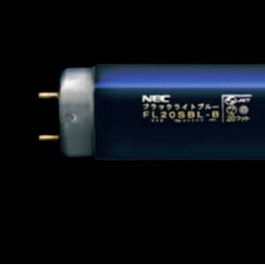 NEC 【ケース販売特価 10本セット】ブラックライトブルー蛍光灯 直管 グロースタータ形 20W FL20SBL-B_set