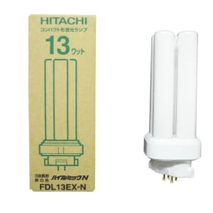 日立 【生産完了品】コンパクト形蛍光ランプ 《パラライト2》 13W 3波長形昼白色 FDL13EX-NDK