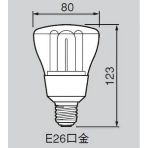 東芝 【生産完了品】【ケース販売特価 10個セット】電球形蛍光灯 《ネオボールZ》 レフランプ60Wタイプ(R形) 3波長形電球色 E26口金  EFR12EL_set 画像3