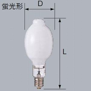 三菱 【生産完了品】一般水銀ランプ 蛍光形 100W 3900K E26口金  HF100X