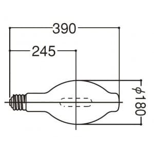 岩崎電気 【生産完了品】UVカット形マルチメタルランプ M1000BBHUVC