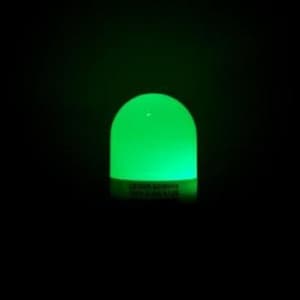 ヤザワ 【生産完了品】LED3灯ナツメ球/常夜灯 口金E12 緑 LE3GR