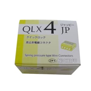 JAPPY クイックロック 差込形電線コネクター 極数:4 黄透明 1ケース50個入 QLX4-JP-YCL