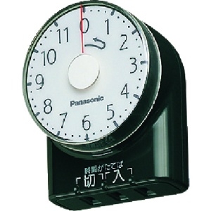 パナソニック ダイヤルタイマー 11時間形 コンセント直付式 ブラック WH3101BP