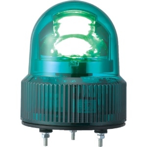 パトライト 【生産完了品】LED小型回転灯 《パトライト》 定格電圧AC100V φ118mm 緑 LED小型回転灯 《パトライト》 定格電圧AC100V φ118mm 緑 SKHE-100-G