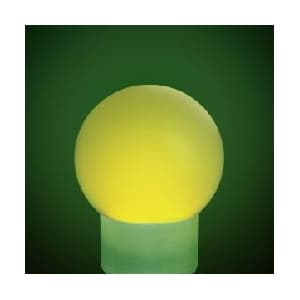 ジェフコム 【生産完了品】LEDサイン球 G40型 黄色 E17口金 P12S-E1701-Y