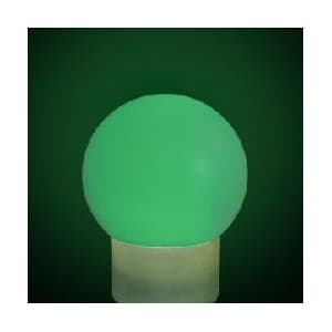 ジェフコム 【生産完了品】LEDサイン球 G40型 緑色 E17口金 P12S-E1701-G