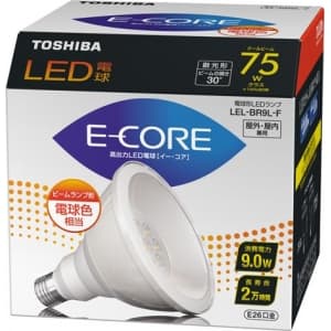 東芝 【生産完了品】電球形LEDランプ ビームランプタイプ 電球色 T.LEDS E-CORE LELBR9LF 画像2