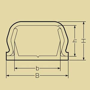 未来工業 プラモール VVFケーブル用モール 2号 ブラック プラモール(VVFケーブル用モール) 2号 ブラック 1M PML-2K 画像2