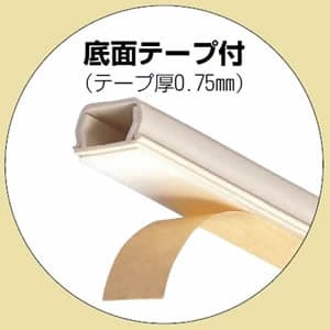 未来工業 プラモール テープ付 0号 茶 プラモール(テープ付) 0号 茶 1M PML-0BT 画像2