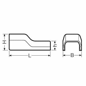 未来工業 【お買い得品 10個セット】プラモール用 コーナージョイント 1号 グレー 【お買い得品 10個セット】プラモール用 コーナージョイント 1号 グレー MLC-1G_set 画像3