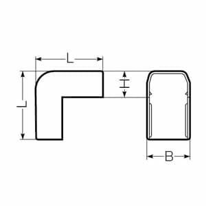 未来工業 【生産完了品】Eモール用 出ズミ 1号 茶  EMD-1B 画像4