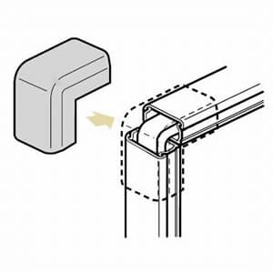 未来工業 【お買い得品 10個セット】Eモール用 出ズミ 4号 ブラック 【お買い得品 10個セット】 EMD-4K_set 画像3