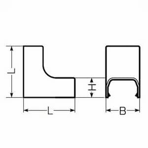 未来工業 【生産完了品】Eモール用 入ズミ 1号 茶  EMI-1B 画像4