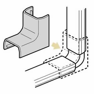 未来工業 【お買い得品 10個セット】Eモール用 入ズミ 2号 ミルキーホワイト 【お買い得品 10個セット】 EMI-2M_set 画像3