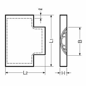 未来工業 ワゴンモール用 チーズ OP12型 ベージュ ワゴンモール用 チーズ OP12型 ベージュ OPT-12J 画像4