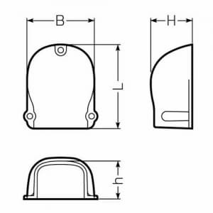 未来工業 モールダクト用ウォールカバー 70型 ベージュ モールダクト用ウォールカバー 70型 ベージュ MDW-70J 画像3