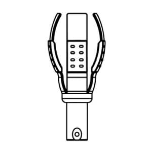 ジェフコム 【生産完了品】ランプチェンジャーキャッチヘッド 高輝度放電灯用 適合ランプバルブ径:φ70 DLC-CH8