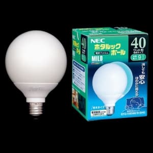 NEC 【生産完了品】【10本セット】電球形蛍光ランプ 《ホタルックボール》 G形 昼白色 40W相当タイプ EFG10ENM9SHG_set