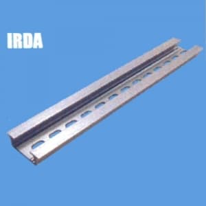 JAPPY DINレール 長さ:1000mm 幅:35mm 高さ:10mm 板厚:1.5mm IRDA-100