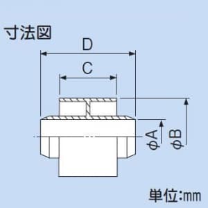 因幡電工 【限定特価】直線ジョイントφ20 DSH-20N用パーツ ドレンホース連結(延長)用 直線ジョイントφ20 (DSH-20N用パーツ) ドレンホース連結(延長)用 DSH-20NJ 画像2