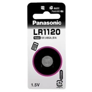 パナソニック 【ケース販売特価 5個セット】アルカリボタン電池 LR1120P_set