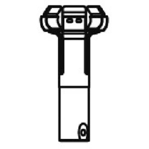 ジェフコム 【生産完了品】ランプチェンジャーキャッチヘッド ミニレフランプ用 適合ランプバルブ径:φ50 DLC-CH12