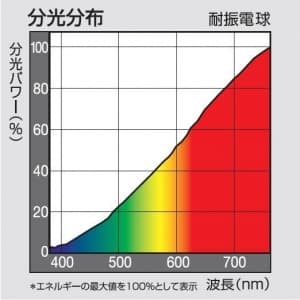 パナソニック 耐震電球 110V用 100形 E26口金 70ミリ径 クリア 耐震電球 110V用 100形 E26口金 70ミリ径 クリア RC110V100WCD 画像3