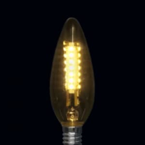 ヤザワ 【生産完了品】LEDランプシャンデリア形 15W相当 電球色 E14口金 10個セット  LC32142WCL_set 画像2