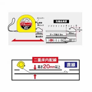 ジェフコム メジャー付ケーブルフィッシャー メジャー付ケーブルフィッシャー MCF-800 画像2