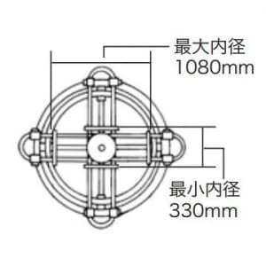 ジェフコム ジャンボリール CD管・地中管用リール ジャンボリール CD管・地中管用リール JR-170 画像3