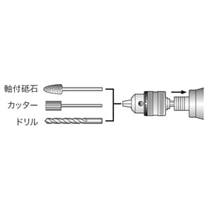 ジェフコム 充電ドリルチャック チャック許容範囲(口径):1.5〜10.0mm 充電ドリルチャック チャック許容範囲(口径):1.5〜10.0mm CH-100 画像2