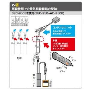 ジェフコム 【生産完了品】検電・配線チェッカー  SEC-950 画像4