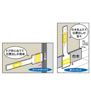 ジェフコム 【生産完了品】配線器具簡単取付ゲージ  DSB-400 画像2