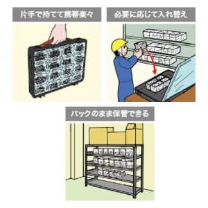 ジェフコム ユニパックミニM箱 ユニパックミニM箱 DMP-20 画像2