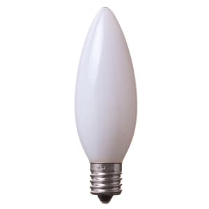 ヤザワ 【生産完了品】シャンデリア形LEDランプ15W相当 ホワイト 口金E17 LDC2LG32E17W