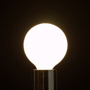 ヤザワ 【生産完了品】ボール形LEDランプ 15W相当 ホワイト 口金E17  LDG2LG50E17W 画像2
