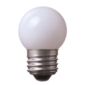 ヤザワ 【生産完了品】ボール形LEDランプ 15W相当 ホワイト 口金E26 LDG2LG40W