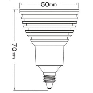 STE 【販売終了】12Vハロゲン電球置き換え可能 LED電球 ロングライフモード対応 中角 電球色(3000K) 口金EZ10  JSA1007BB 画像3