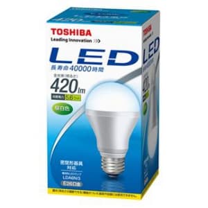 東芝 【生産完了品】LED電球 E-CORE[イー・コア] 一般電球形 30W形相当 全光束420lm 昼白色 E26口金 LDA6N3