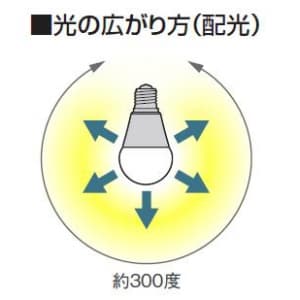 パナソニック 【生産完了品】LED電球 《EVERLEDS エバーレッズ》 一般電球タイプ 全方向タイプ 30W形相当 電球色相当 全光束390lm E26口金  LDA7L-G 画像2