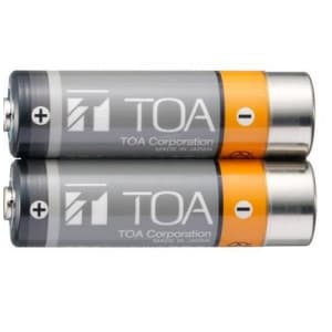 TOA 【生産完了品】赤外線マイク用充電電池 2本入 赤外線マイク用充電電池 2本入 IR-200BT-2