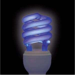 ジェフコム 【生産完了品】電球形蛍光ランプ スパイラル形 ブラックライト E26口金  EFD23-SSBK 画像2