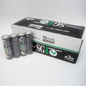 日立 【生産完了品】マンガン乾電池 SGシリーズ 単3形 40本セット(4本パック×10) マンガン乾電池 SGシリーズ 単3形 40本セット(4本パック×10) R6PUSG4P_10set