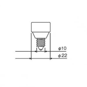 三菱 【生産完了品】ハロゲンランプ 《DECOSTAR NATURAL WHITE》 50W 狭角 EZ10口金  JR12V50W-SP/KEZ/NW 画像3