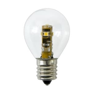ヤザワ 【生産完了品】ミニランプ形LEDランプ クリア 全光束45lm S35形 電球色 E17口金  LDA1LG35E17