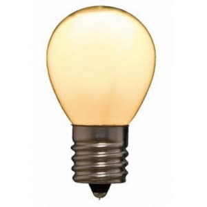 ヤザワ 【生産完了品】ミニランプ形LEDランプ ホワイト 全光束60lm S35形 電球色 E17口金 LDA1LG35E17W