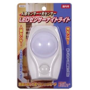 ヤザワ 【生産完了品】【常時点灯/明暗&人感センサー/明暗センサー】LEDセンサーナイトライト 高輝度白色LED×1灯 コンセント式 LEDセンサーナイトライト 常時点灯/明暗&人感センサー/明暗センサー 高輝度白色LED×1灯 コンセント式 SE22 画像2